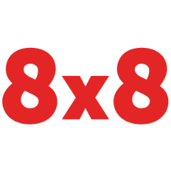 8x8, Inc. logo